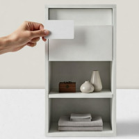 Mahzen-Nfc Kart İle Aktifleştirilen Gizli Bölmeli Komodin